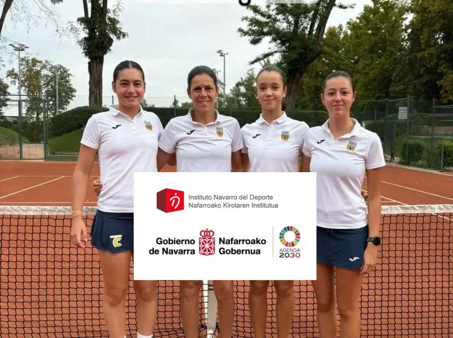 Equipo femenino TC Cerro Fontellas en Campeonato de España de Tenis